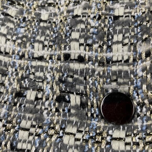 Bagatelle Collection Jacket Women’s XL Lined Frayed Trim Full Zip Snap Casual - Picture 15 of 15